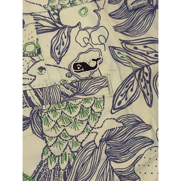 Vineyard Vines Women's Shorts Size 0 Minty Floral‎ Bird Dayboat NWT - Picture 3 of 8